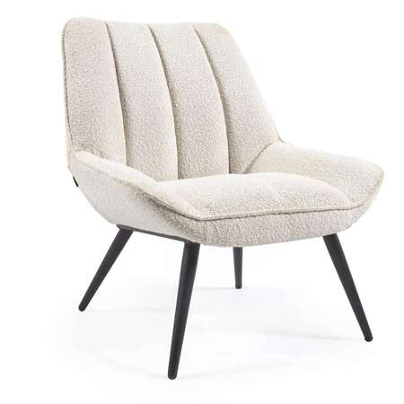 Kave Home_Sessel Marlina in Lammfell-Stil_S798J33_1