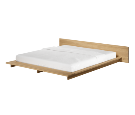 nserer Tage Faro Bett Mit Kopfteil von Objekte unserer Tage   Solid waxed oak, B: 180 cm / L: 200 cm