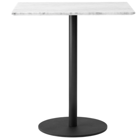 &Tradition In Between SK16 Black, W: 60 cm / D: 70 cm, Bianco Carrara marble