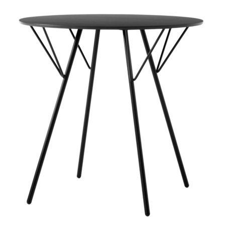 &Tradition RFH Terrace Table RD5 & RD6 Black, Ø: 97 cm
