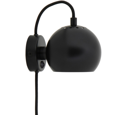 Frandsen Wandleuchte Ball Wall Lamp With USB von Frandsen Matt Black