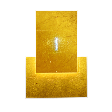 Ingo Maurer Wandleuchte 24 Karat Blau Flat von Ingo Maurer L: 26 cm / B: 18 cm / H: 9.5 cm