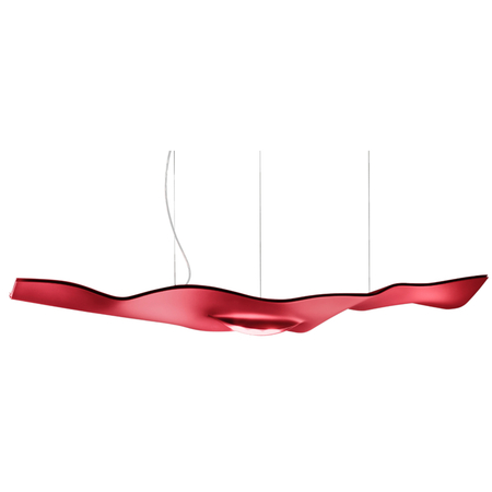 Ingo Maurer Pendelleuchte Luce Volante von Ingo Maurer Red,  With power connection-Rot
