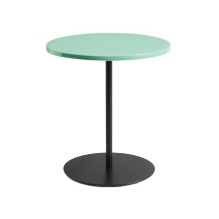 HAY Living Couchtisch Pyro Coffee Table von HAY Black Powder-coated / Soft Jade ceramic