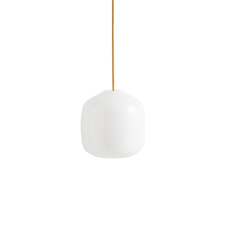 HAY Living Pendelleuchte Buoy Glass Pendant von HAY Soft black cord set, Ø: 30 cm 