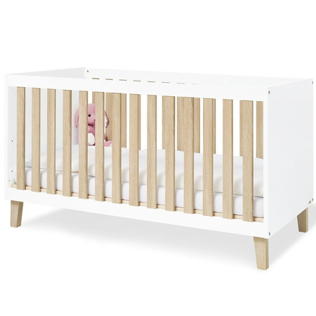 Pinolino Kinderbett Lumi Von Pinolino  Weiss / Eiche