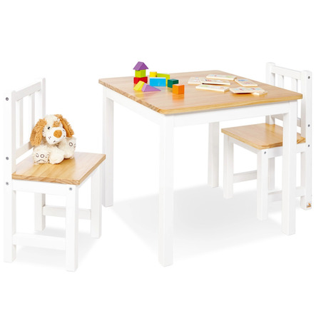Pinolino Kindersitzgruppe Fenna 3-tlg Von Pinolino   Weiss / Natur