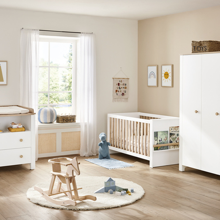 Pinolino Kinderzimmer-Set Lova breit gross 3 - teilig Von Pinolino  White