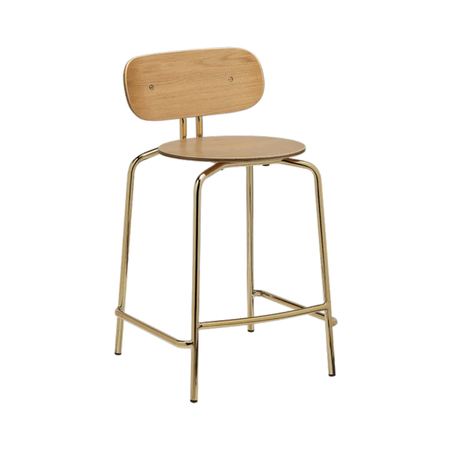 Umage Tresenhocker Curious Counter Stool Von Umage  Without cushion, Brass
