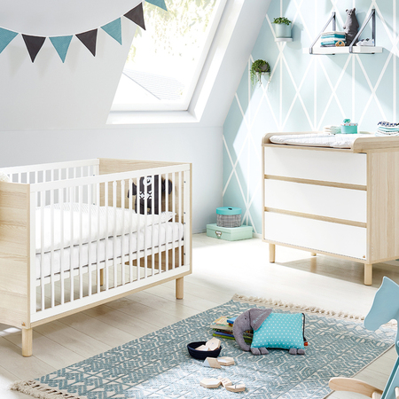 Pinolino Kinderzimmer - Set 2-tlg. Flow Von Pinolino  Ash / White