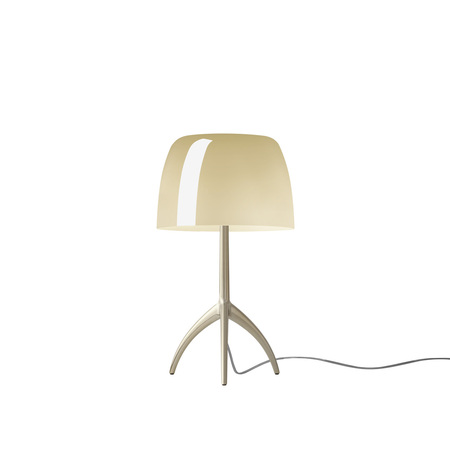 Foscarini Tischleuchte LUMIERE Piccola Champagner mit Dimmer von Foscarini Warm white