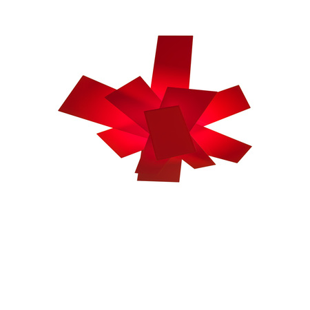 Foscarini Deckenleuchte Big Bang von Foscarini Red
