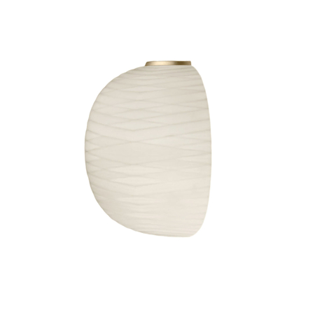 Foscarini Wandleuchte Gem Semi von Foscarini White