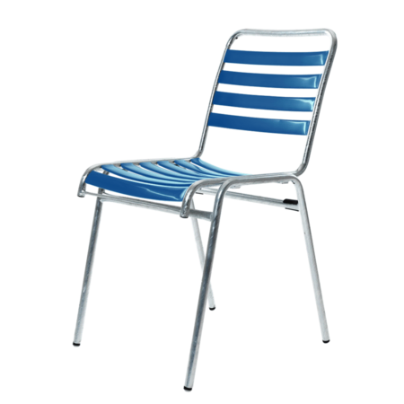 Manufakt Garrtenstuhl Modell Lugano von Bättig Blue