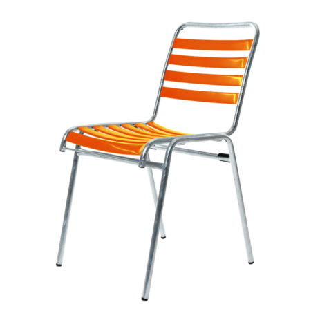 Manufakt Garrtenstuhl Modell Lugano von Bättig Orange