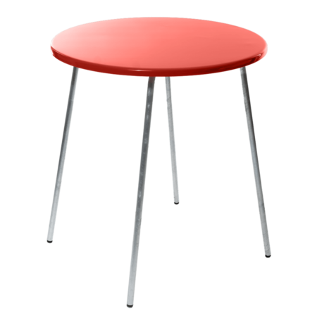 Manufakt Gartentisch Klassik Genf von Bättig Red RAL 3000, Ø: 70 cm