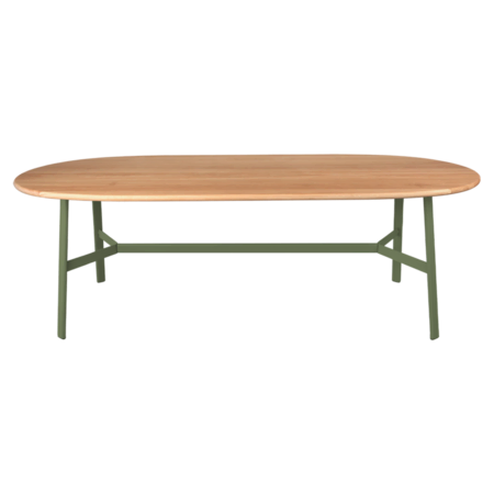 Fermob Ovaler Gartentisch SO'O AUS EICHE 220 X 95 CM von Fermob Cactus 82