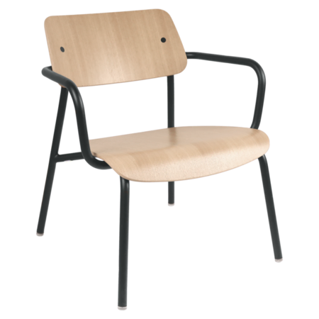 Fermob LOUNGE-SESSEL STUDIE AUS EICHE von Fermob Anthracite 47
