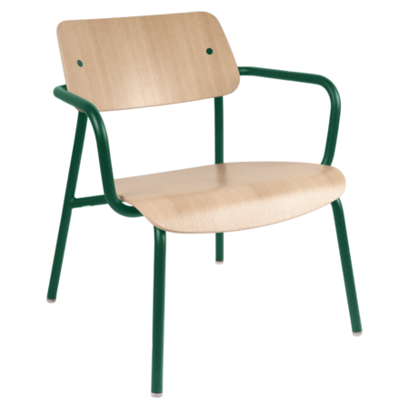 Fermob LOUNGE-SESSEL STUDIE AUS EICHE von Fermob Anthracite 47