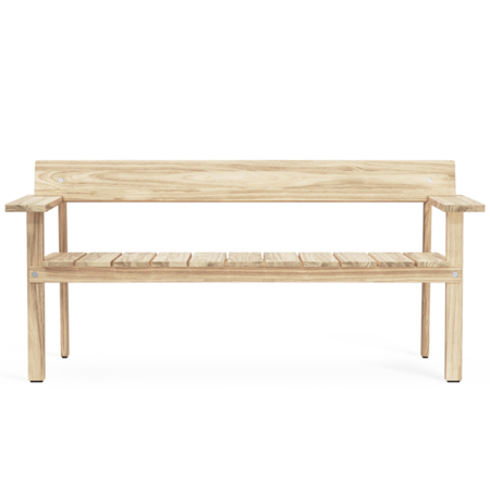Carl Hansen & Søn GL101 Timbur Outdoor Bench Teak untreated, Classic variant