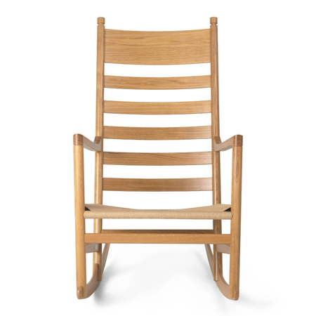 Carl Hansen & Søn CH45 Rocking Chair Oak clear lacquer, Paper cord nature-1