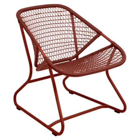 Fermob Stuhl Sixties Tiefer Sessel von Fermob Ochre red 20