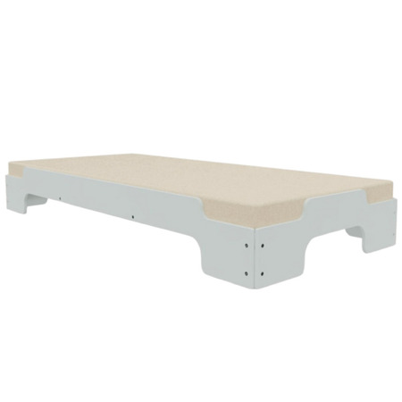 Müller Small Living Stapelliege Lack Watercolour white - RAL 1609005, W: 90 cm / L: 200 cm, H: 23.5 cm 