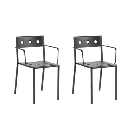 HAY Living Gartenarmlehnstuhl Balcony von Hay Anthracite