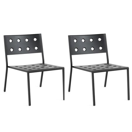 HAY Living Lounge Gartenstuhl Balcony von Hay Anthracite