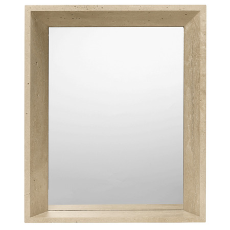 Ferm Living Spiegel Lancet von Ferm Living Travertine