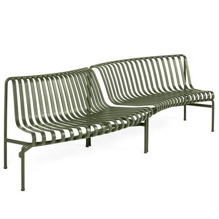 HAY Living Gartenbank Palissade Dining In/Out 2er Set von Hay Olive