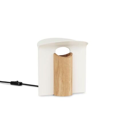 Carl Hansen & Søn Tischleuchte RF200B Petal von Carl Hansen & Søn Oak oil / pure white (RAL9010)