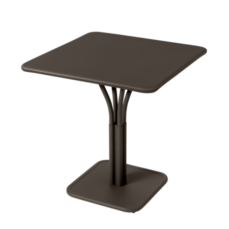 Fermob Kleiner Tisch Luxembourg 71 x 71 xm massive Platte von Fermob Tonka E3