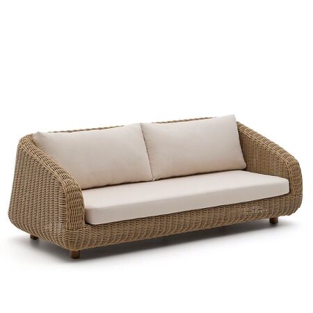 Kave Home 3-Sitzer Outdoor Sofa Meria von Kave Home  Light brown