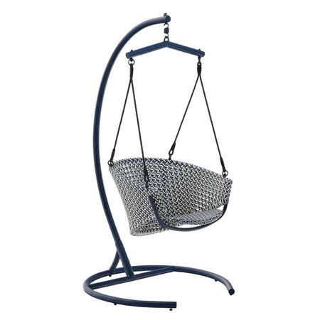 Kave Home Outdoor Hängesessel Saliga von Kave Home  Dark blue