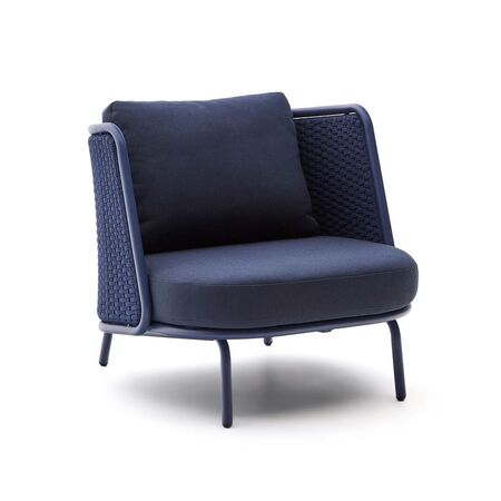 Kave Home Outdoor Sessel Sedalis von Kave Home  Dark blue