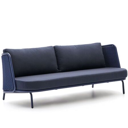 Kave Home 3-Sitzer Outdoor Sofa Sedalis von Kave Home  Dark blue
