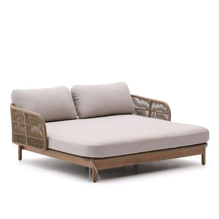 Kave Home 2er-Sonnenliege Catalina von Kave Home  Light brown