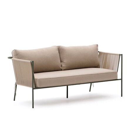 Kave Home 2-Sitzer Outdoor Sofa Zivia von Kave Home  Beige