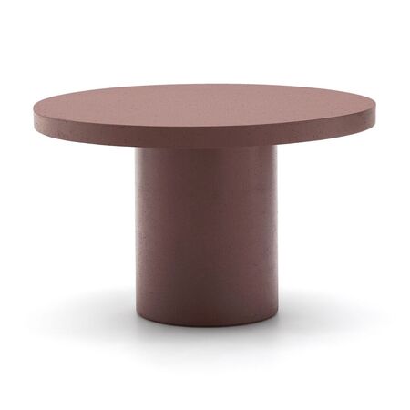 Kave Home Esstisch rund Aiguablava von Kave Home Ø: 120 cm / H: 75 cm, Maroon