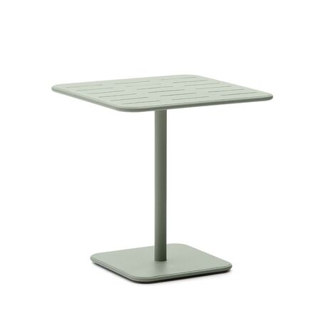 Kave Home Outdoor Tisch Brai 70 x 70 cm von Kave Home  Light green