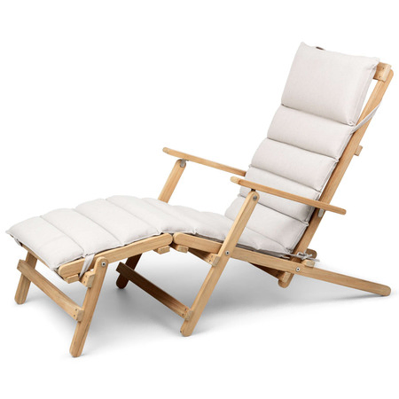 Carl Hansen & Søn BM5565 Liegestuhl mit Polsterauflage