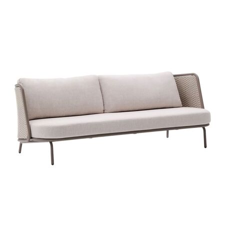 Kave Home 3-Sitzer Outdoor Sofa Sedalis von Kave Home  Taupe