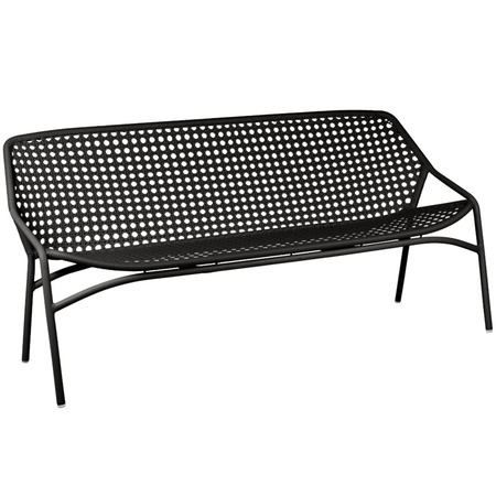 Fermob Bank 3-Sitzer XL Croisette von Fermob Clay gray A5