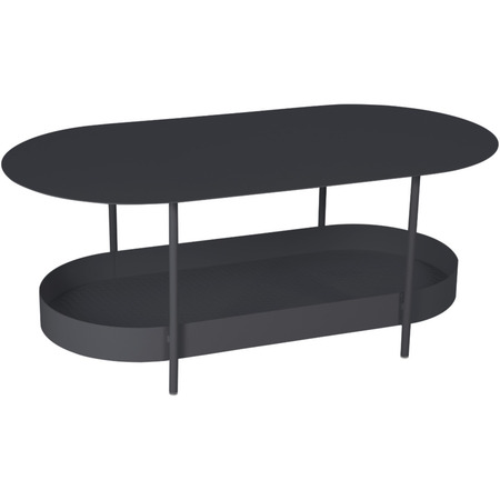 Fermob Niedriger Tisch Salsa 113 x 58 cm von Fermob Anthracite 47