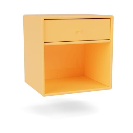 Montana Dream Nightstand Acacia 166, Without base frame / wall mounting