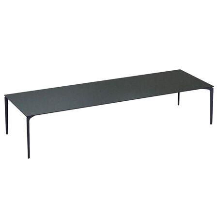 Fast Spa Allsize Tisch gesprenkeltes Aluminium verschiedene Grössen von Fast L: 350 cm / W: 115, Schwarz, Anthracite