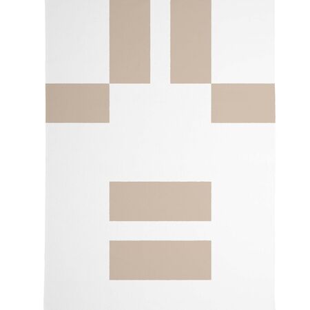 MAANA STUDIOS EF-DC005 Teppich von MAANA STUDIOS L: 140 cm / B: 100 cm, Camel Beige / Schwarz