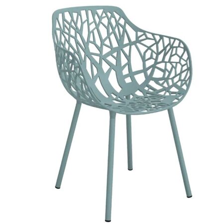 Fast Spa Forest Armlehnstuhl von Fast  Pastell Hellblau , Beine bedeckt mit Aluminium