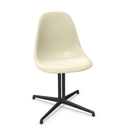 Vitra Eames Fiberglas Side Chair DSL von Vitra 05 Sea Foam Green, Aluminium poliert 03, Filzgleiter weiss für Hartboden 15